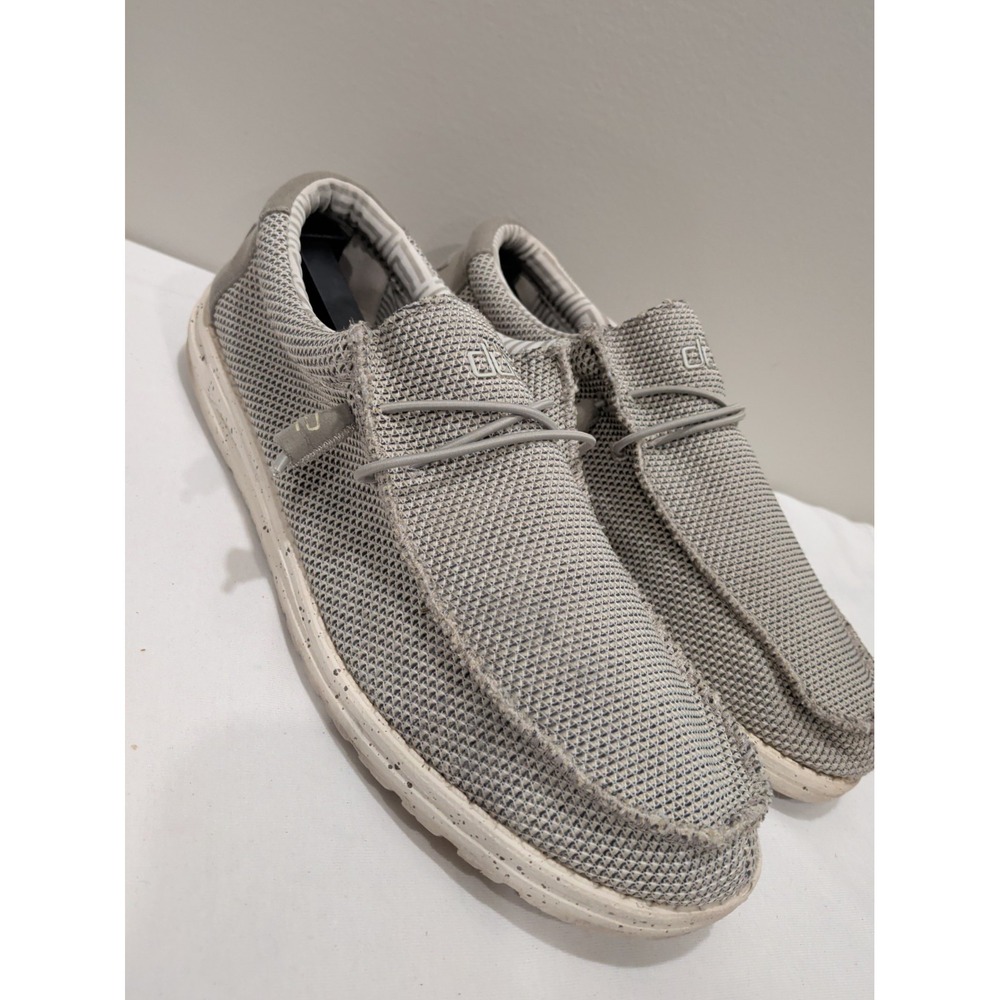 Hey Dude Wally Sox Ash Gray Mens Shoes Size 13 Slip On Loafers 110353500